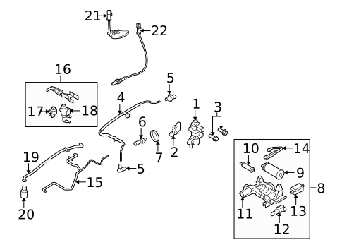 EGR System for 2008 Mercury Mariner #0