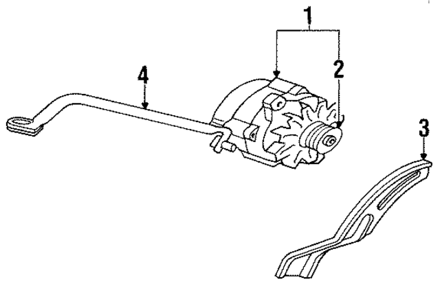 GP637 - Electrical: Alternator Pulley for Ford: Country Squire, E-150 Econoline, E-150 Econoline Club Wagon, E-250 Econoline, E-250 Econoline Club Wagon, E-350 Econoline, E-350 Econoline Club Wagon, F-150, F-250, F-250 HD, F-350, F-Super Duty, LTD Crown Victoria | Lincoln: Continental, Mark VII, Town Car | Mercury: Colony Park, Grand Marquis Image