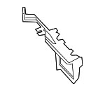 2115060540 - HVAC: Heating Unit Bracket for Mercedes-Benz Image