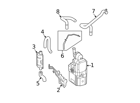Hoses & Pipes for 2004 Mercedes-Benz E 55 AMG&reg; #0