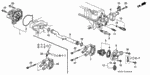 19315P08010 - Engine: COVER, WATER OUTLET for Honda Image