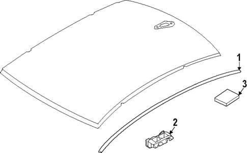 Exterior Trim - Roof for 2025 BMW 228 xDrive Gran Coupe #0