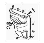 84192467 - Body: Door Trim Panel for GMC: Yukon Image