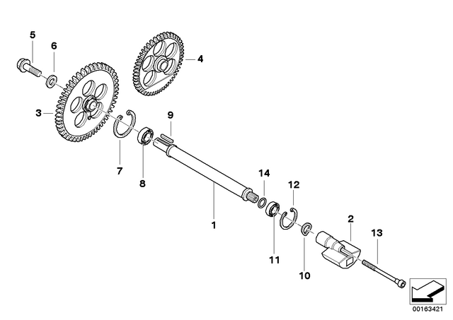 11147665326 - : Grooved Ball Bearing - 25X47X12 for BMW-Motorrad Image