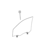 68231941AB - Glass: Front Door Glass, Left for Mopar Image