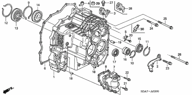 AT Transmission Case (L4) for 2004 Honda Accord #0