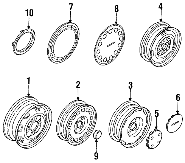 4031552A00 - : Hub Cap for Nissan Image