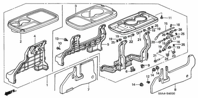 Center Table for 2003 Honda CR-V #0