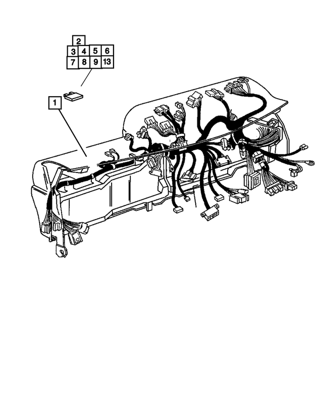 56045768AC - Electrical: Instrument Panel Wiring for Mopar Image