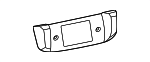 95C807847AOK1 - Body: License Bracket for Porsche Image