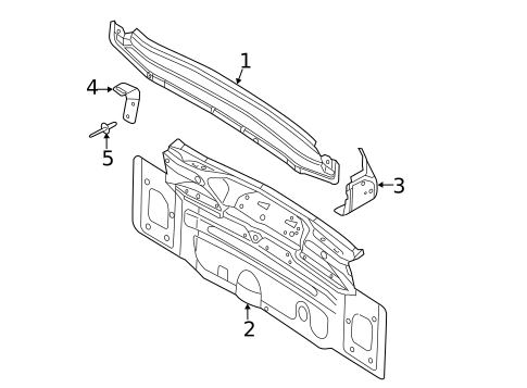 Rear Body for 2012 Audi A7 Quattro #0