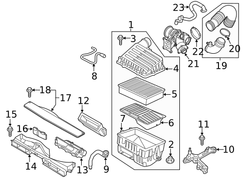 Air Cleaner for 2022 Audi TTS Quattro #0