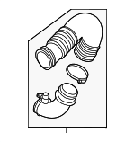 7K133359H - : 2018 Audi - Air Inlet Pipe for Audi: TT Quattro, TTS Quattro Image
