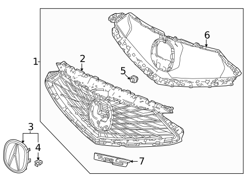 Grille & Components for 2025 Acura MDX | OEM Parts Online