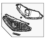71120TYBA50 - : Grille Assembly for Acura Image