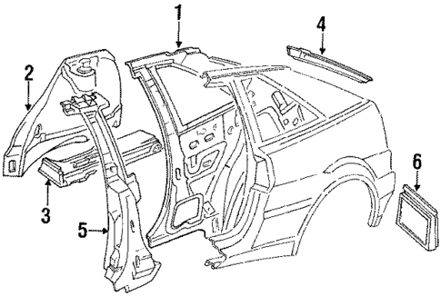 Inner Components for 1994 Volkswagen Corrado #0