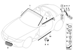 51137126926 - : Adhesive Tape, Right for BMW Image