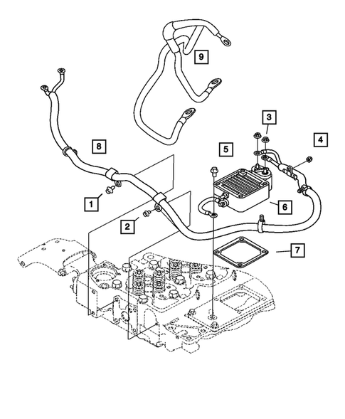 Wiring-Engine & Related Parts for 2005 Dodge Ram 3500 #1
