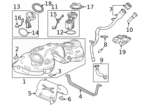 Fuel Pumps & Related Components for 2021 Chevrolet Camaro #0