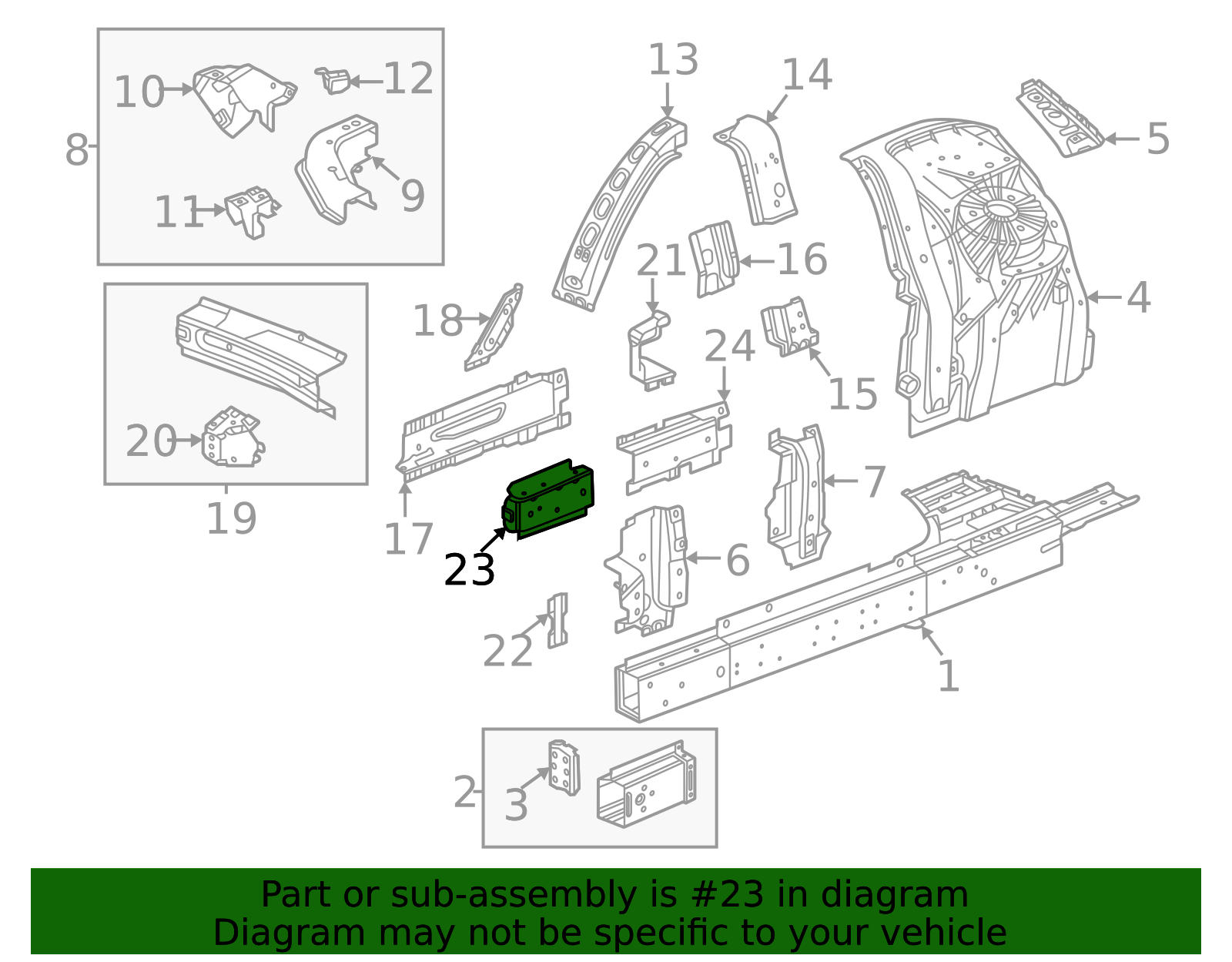 2022-2026 GM Front Support Bracket 85633555 GM | GMPartsDirect.com