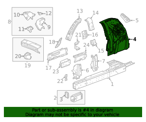 2022-2026 GMC B (S)Housing 85868395 | OEM Parts Online