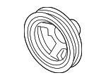 NL3Z6312C - Engine: Crankshaft Pulley for Ford: Edge, F-150, Fusion | Lincoln: Continental, MKX, MKZ, Nautilus Image