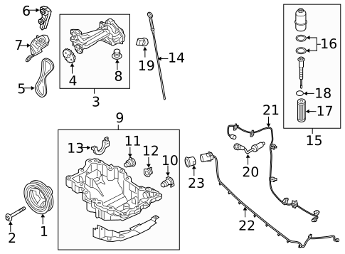 Engine Parts for 2018 Lincoln MKX #0