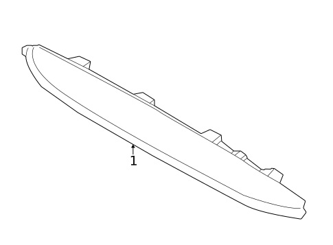 High Mounted Stop Lamp for 2021 Hyundai Santa Fe #0