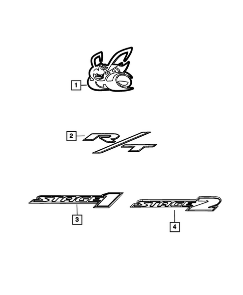 Nameplates for 2024 Dodge Charger Daytona #0