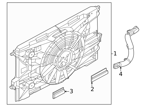 Cooling Fan for 2023 Nissan ARIYA #0