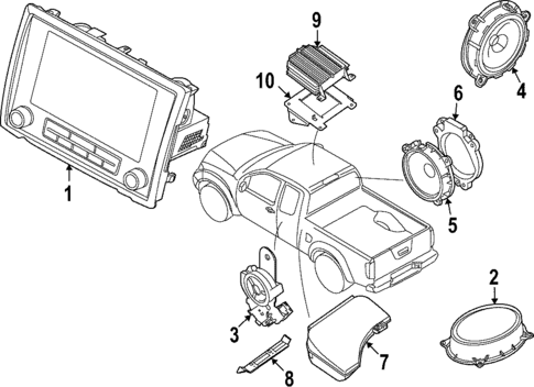 Sound System for 2024 Nissan Frontier #0