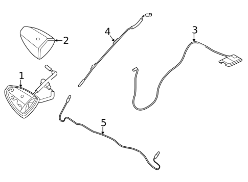 Antenna & Radio for 2018 Chevrolet City Express #0