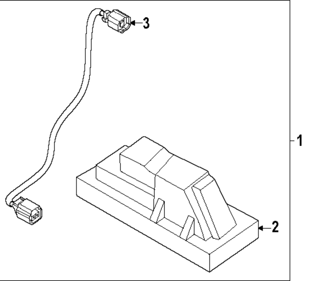 92590P6000 - : License Plate Light Socket for Hyundai Image
