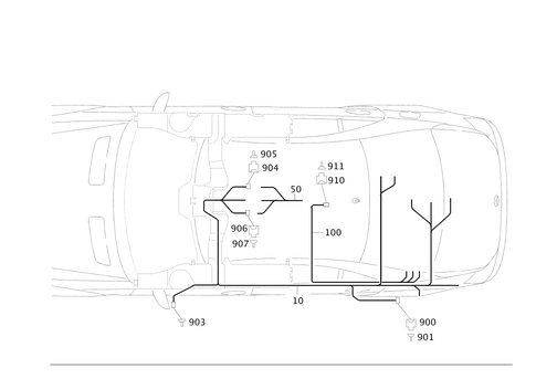Cable Harness Automobile Telephone for 2001 Mercedes-Benz S500 #0