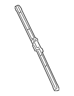 98162818901 - Body: Wiper Blade for Porsche: 718 Cayman, Cayman Image