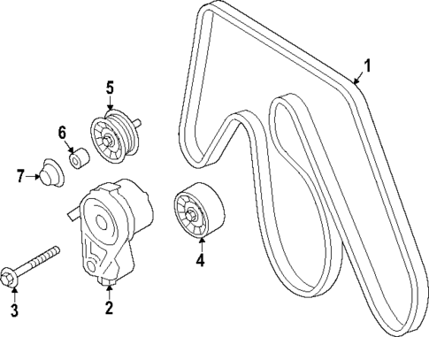 Belts & Pulleys for 2023 Nissan Z #0