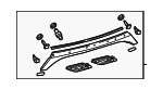 7680107050 - Body: Finish Molding for Toyota Image image