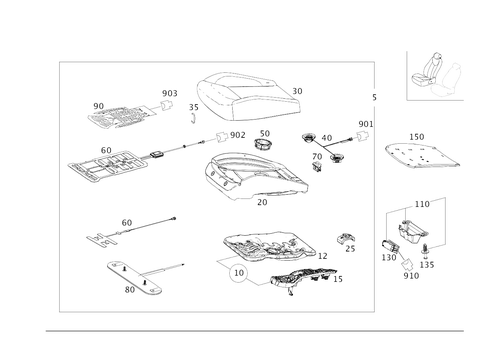 Right Seat for 2017 Mercedes-Benz GLS550 #0