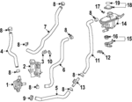 1J4026MAJ00 - : Inlet Hose for Honda: Civic Image