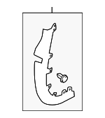 LR064223 - Body: Front Molding for Land-Rover Image