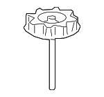 5193133221 - Body: Spare Retainer for Lexus: ES300h, ES350, UX200 Image