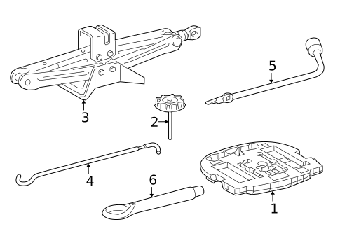 Jack & Components for 2020 Lexus ES300h #0