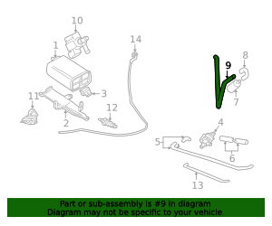 2002 Volvo V70 Evaporative Emissions System Lines 8623953 | TascaParts.com