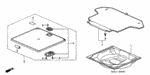84523S10000 - Interior/Bumper: COVER, FRAME for Honda Image