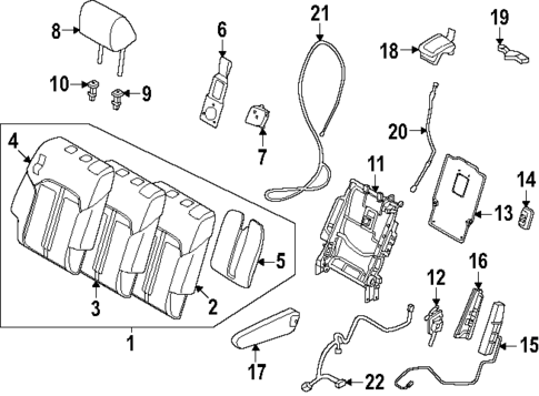 Second Row Seats for 2025 Mazda CX-90 #4