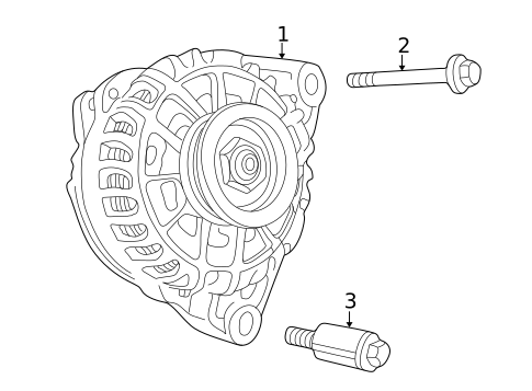 Alternator for 2002 Ford Thunderbird #1
