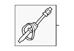 STCS16 - Steering: Motorcraftâ„¢ Lower Shaft for Ford Image