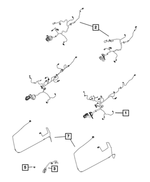 68411645AD - Electrical: Front Door Wiring, Left for Mopar Image