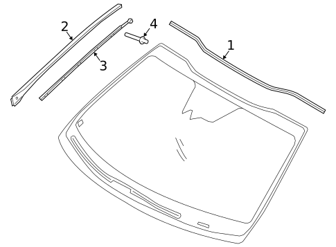 Reveal Moldings for 2023 Kia Sportage #1