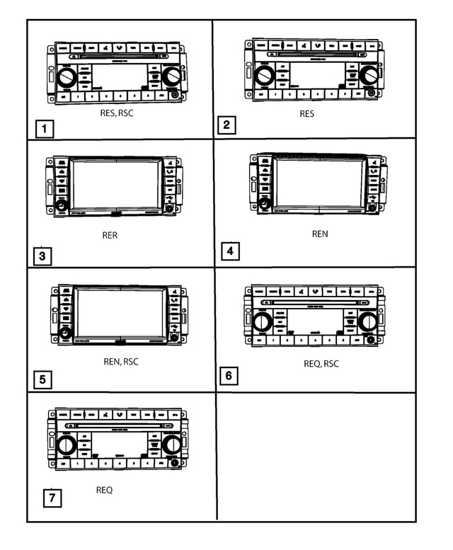 5064420AF - Electrical: Am/fm/cd/sdars Radio for Mopar Image